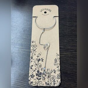 Silver Toned Ring Chain Bracelet